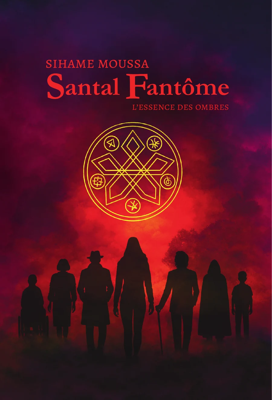 Couverture du roman Santal Fantôme — L'Essence des Ombres, de Sihame Moussa
